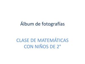 CLASE DE MATEMÁTICAS
