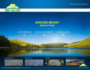 RBI Solar's Ground Mount Solar & Contoured Systems 