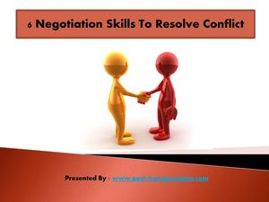 Challenges In Negotiation Calaméo - 6 Negotiation Skills To Resolve Conflict