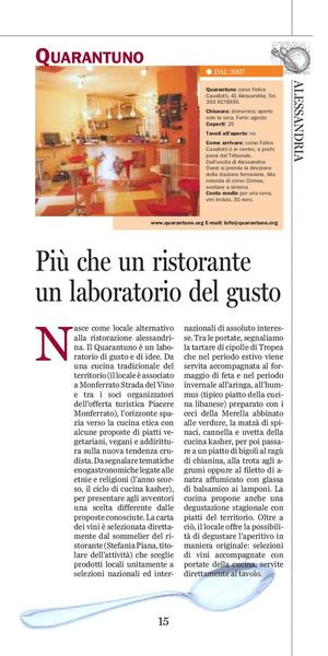 Guida ristoranti Il Piccolo Alessandria