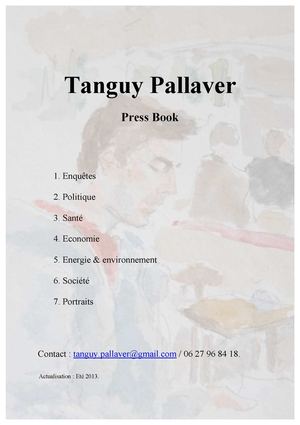 Press Book de Tanguy Pallaver