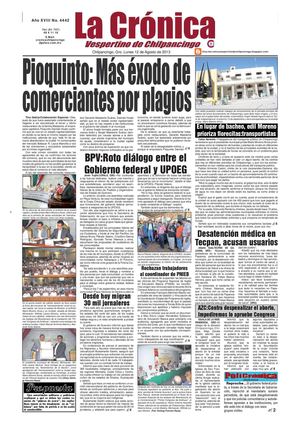 La Crónica 12 de a gosto 2013