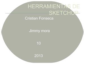 Herramientas de sketchup