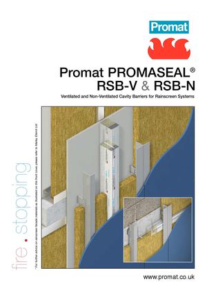 Promat PROMASEAL RSB-V & RSB-N