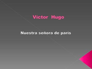Victor hugo