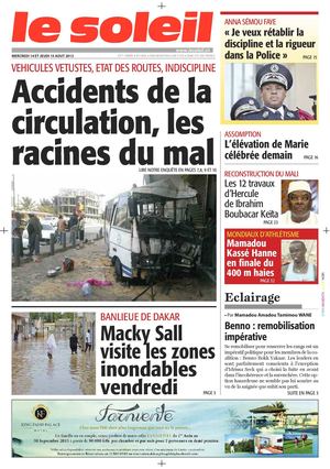 Edition du 14 - 15  Août 2013