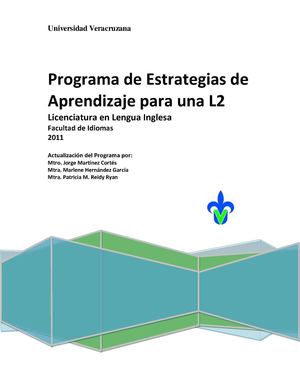 Programa de Estrategias para una LE