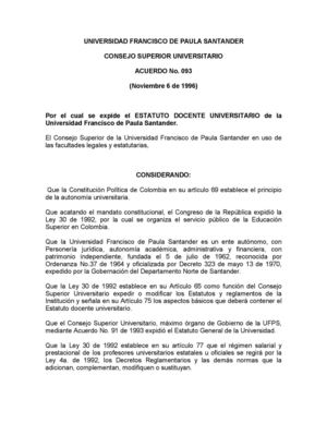 Estatuto Docente UFPS