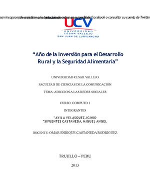 Monografia Adiccion a las Redes Sociales 