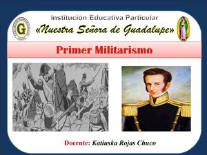 PRIMER MILITARISMO