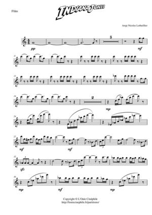 Indiana Jones Theme - Flûte
