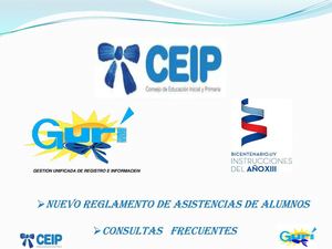 Circular 41 constancias de justificación de faltas en gurí