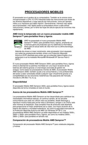 PROCESADORES MOVILES