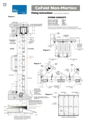 CoFold Exterior Sliding Folding Door System