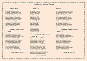 Del Renacimiento al Barroco