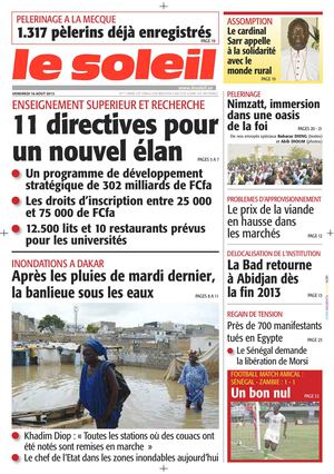 Edition du 16 Août 2013