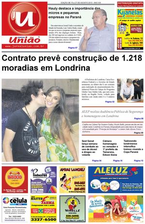 Jornal União - Edição de 15 à 27 de Agosto de 2013