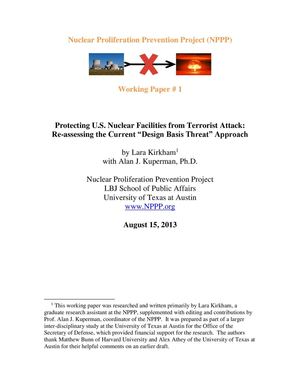 New NPPP Study: U.S. Nuclear Facilities Vulnerable to Terrorist Attack