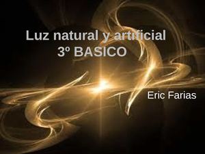 Luz Natural y Artificial