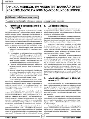 O mundo medieval - um mundo em transição - Os reinos germanicos e a formação do mundo medieval