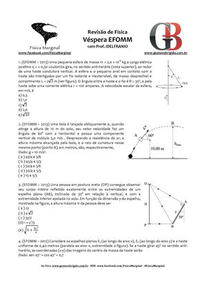 Revisão Física EFOMM