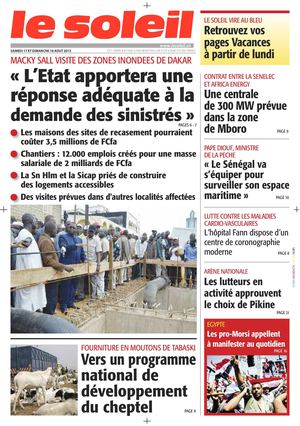 Edition du 17 - 18  Août 2013