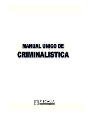 CRIMINALISTICA