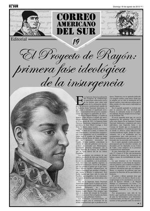 Correo Americano del Sur N.o 19 18082013