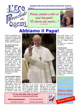 L'Eco Parrocchiale di Quezzi - Numero 4 - Pasqua 2013