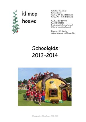 Schoolgids 2013-2014