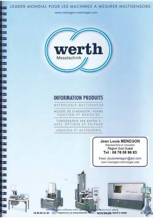 Werth - Brochure produits M