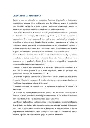 CHANCADOR DE MANDIBULA