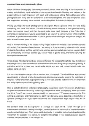 In Case You Desire To Be A Much Better Photographer You Need To Read These Expert Tips