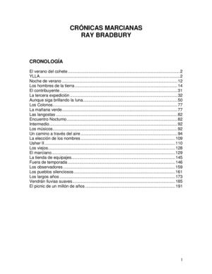 Ray Bradbury: Crónicas marcianas