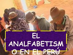 analfabetismo