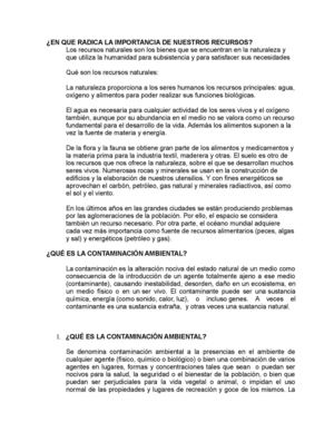 Contaminación  Ambiental