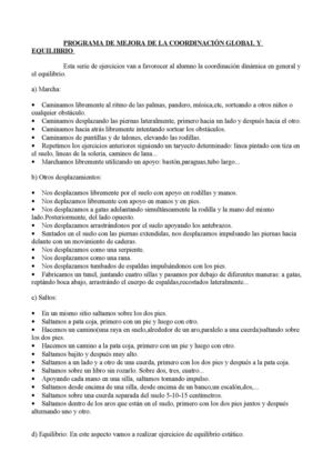 COORDINACIÓN GLOBAL Y EQUILIBRIO.