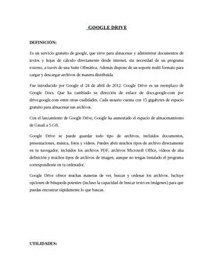COMO REGISTRARSE EN GOOGLE DRIVE