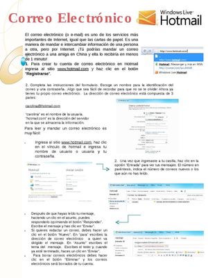 Guía para crear un correo en hotmail