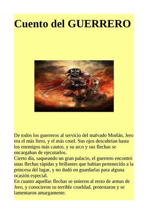 Cuento del gerrero