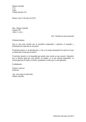 Cartas Comerciales