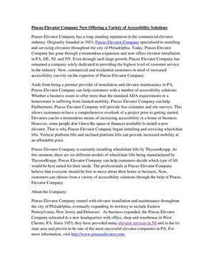 Elevator Services NJ