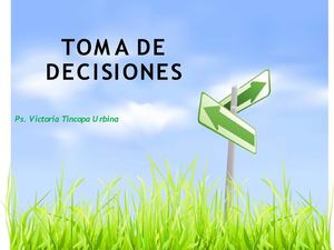 toma de decisiones