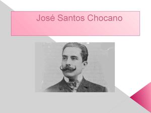 José Santos Chocano