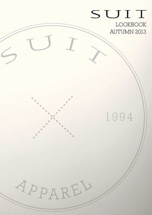 SUIT AUTUMN 2013 LOOKBOOK