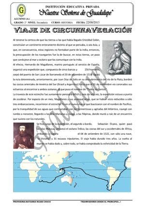 VIAJE DE CIRCUNNAVEGACIÓN