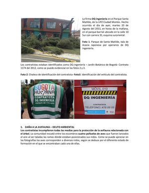 Tala en Santa Matilde