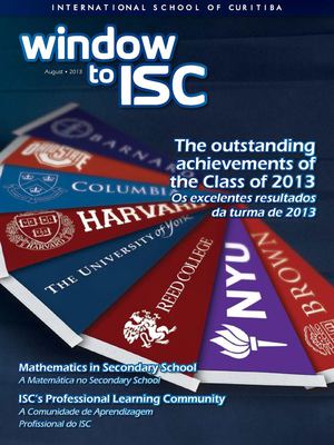 Window to ISC, August 2013 issue