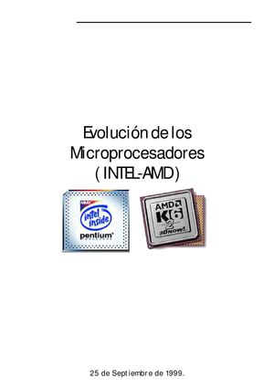 Procesadores INTEL-AMD