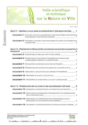 Bulletin de veille Nature En Ville_n 4_2013